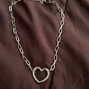 Stainless Steele heart necklace
